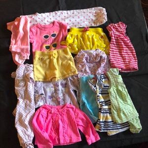 Baby girl 👧 bundle Assorted 13 pieces